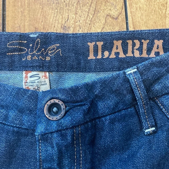 Vintage silver ilaria jean skirt - Picture 3 of 5